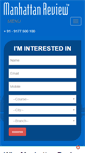 Mobile Screenshot of manhattanreviewindia.com