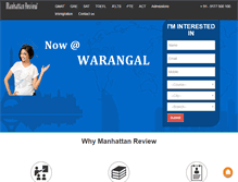 Tablet Screenshot of manhattanreviewindia.com
